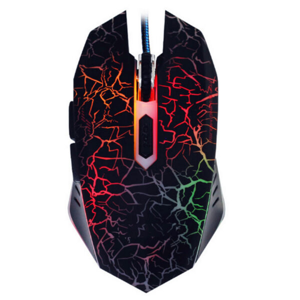 Tricolor Backlight Wired Gaming Keyboard Set - Image 2