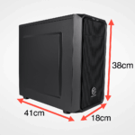 Blacked Out Eco Build | RX 5700 XT 8GB GDDR6 | 14C 28T CPU | 16GB DDR4 RAM